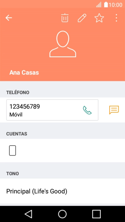 Pulsa la tecla de inicio para terminar y regresar a la pantalla de inicio.