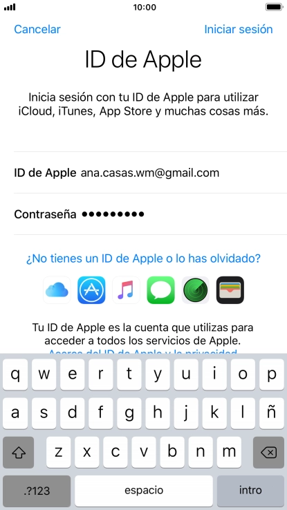 Pulsa Iniciar sesión.
