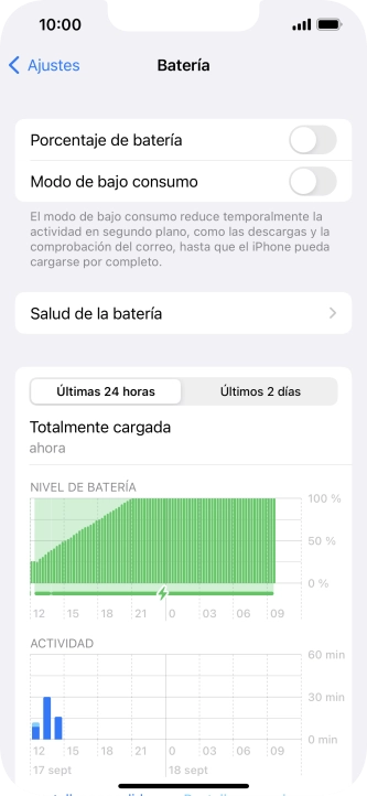 Pulsa el indicador junto a 