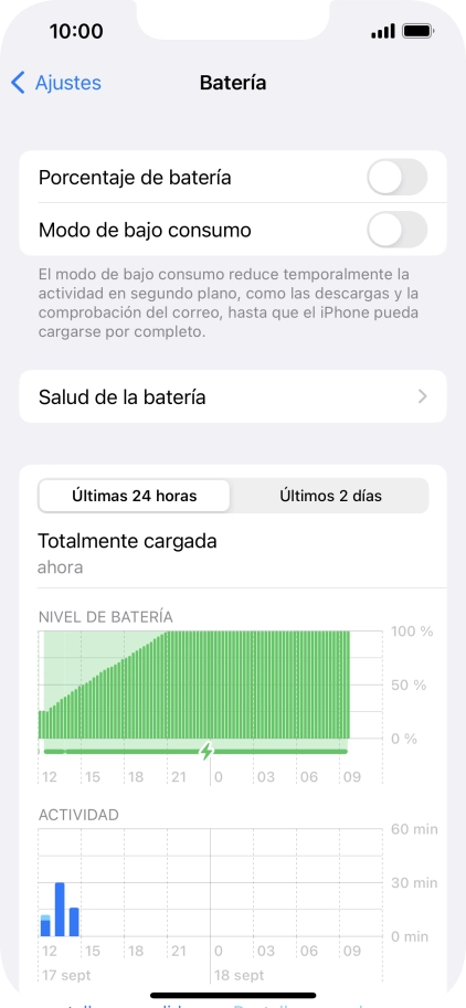 Pulsa el indicador junto a 