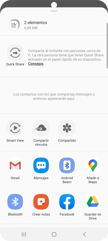 Pulsa Guardar en Drive.