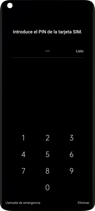 Si lo solicita el teléfono, introduce el código PIN y pulsa Listo.