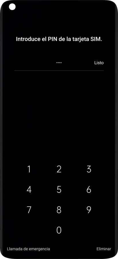Si lo solicita el teléfono, introduce el código PIN y pulsa Listo.