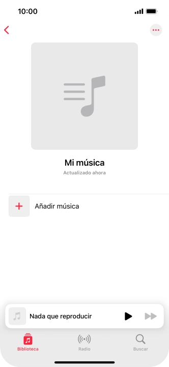 Pulsa Añadir música.