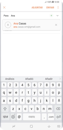 Pulsa el contacto deseado.