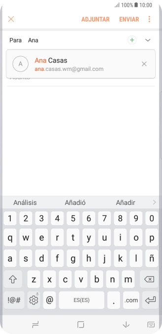 Pulsa el contacto deseado.