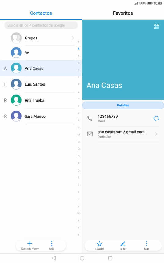 Pulsa la tecla de inicio para terminar y regresar a la pantalla de inicio.