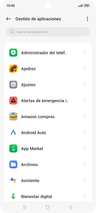 Pulsa la app deseada.