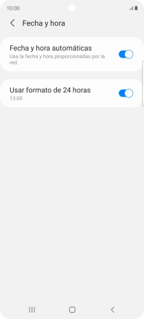 Pulsa la tecla de inicio para terminar y regresar a la pantalla de inicio.