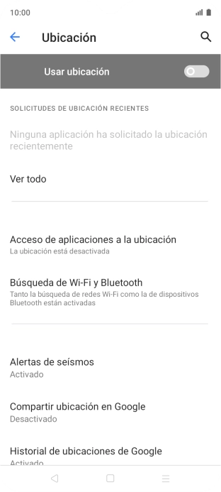 Pulsa el indicador junto a 