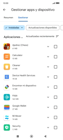 Pulsa la app deseada.