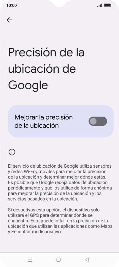 Si pulsas el indicador junto a 