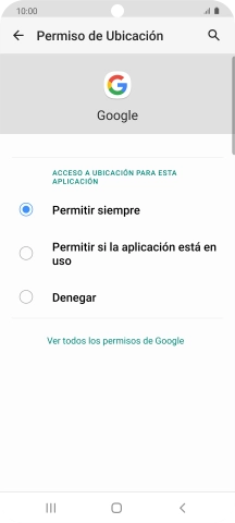 Pulsa el ajuste deseado.
