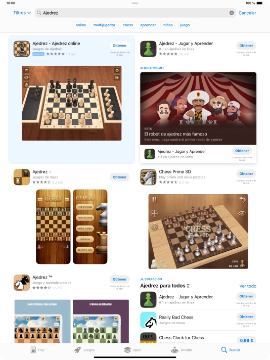 Pulsa la app deseada.