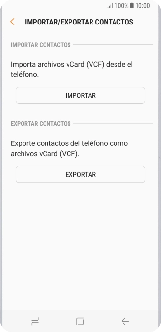 Pulsa IMPORTAR.