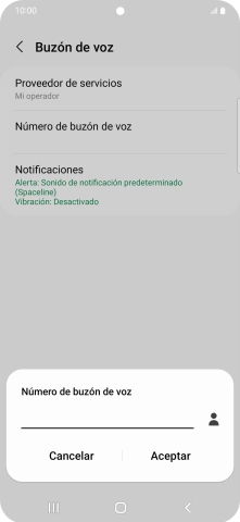 Introduce 22177 y pulsa Aceptar.