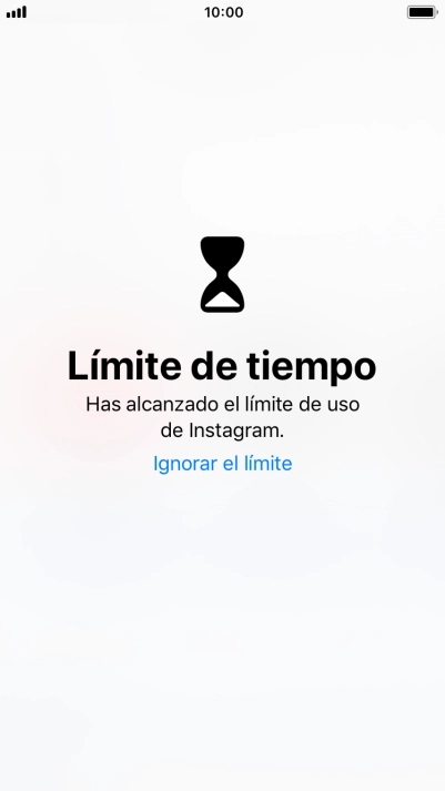 Pulsa Ignorar el límite.