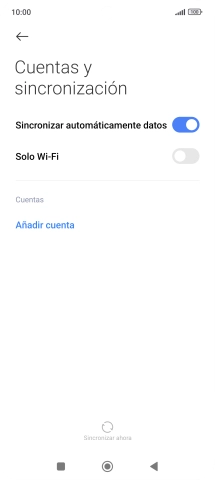 Pulsa Añadir cuenta.