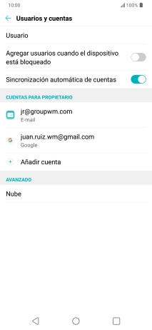 Pulsa el indicador junto a 