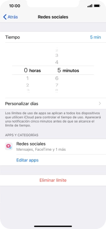 Pulsa Personalizar días.
