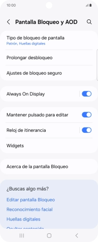 Pulsa Tipo de bloqueo de pantalla e introduce el código de seguridad extra que has creado anteriormente.