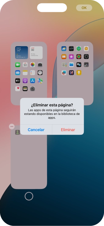 Pulsa Eliminar.