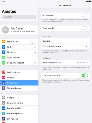 Pulsa el indicador junto a 