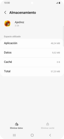 Pulsa la tecla de inicio para terminar y regresar a la pantalla de inicio.