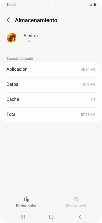 Pulsa la tecla de inicio para terminar y regresar a la pantalla de inicio.