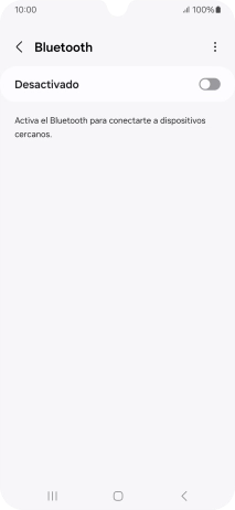 Pulsa el indicador para activar la función.