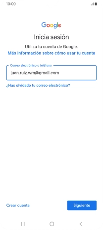 Pulsa Siguiente.