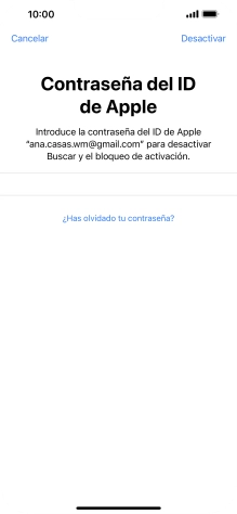 Pulsa Desactivar.