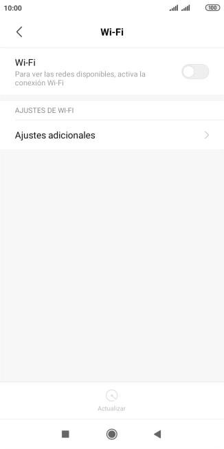Pulsa el indicador junto a 