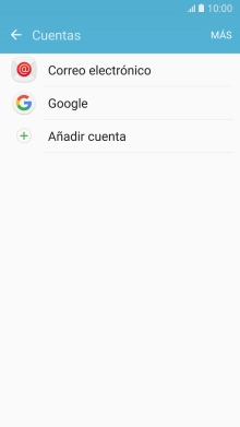 Si aparece en la pantalla esta imagen, tu cuenta de correo electrónico ha sido reconocida y configurada automáticamente. Sigue las indicaciones de la pantalla para introducir más información y terminar la configuración.