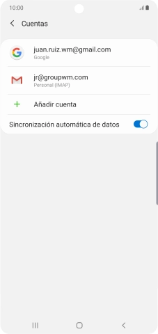 Pulsa la tecla de inicio para terminar y regresar a la pantalla de inicio.