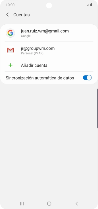 Pulsa la tecla de inicio para terminar y regresar a la pantalla de inicio.