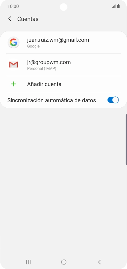 Pulsa la tecla de inicio para terminar y regresar a la pantalla de inicio.