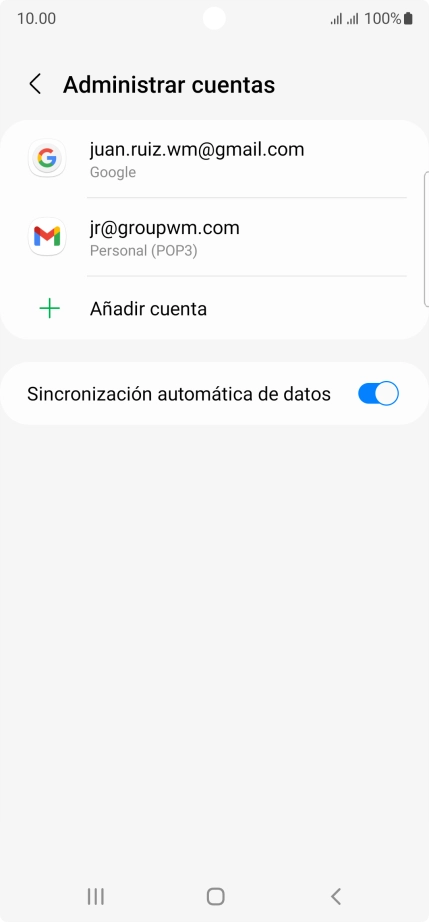 Pulsa la tecla de inicio para terminar y regresar a la pantalla de inicio.