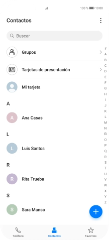 Pulsa el icono de menú.