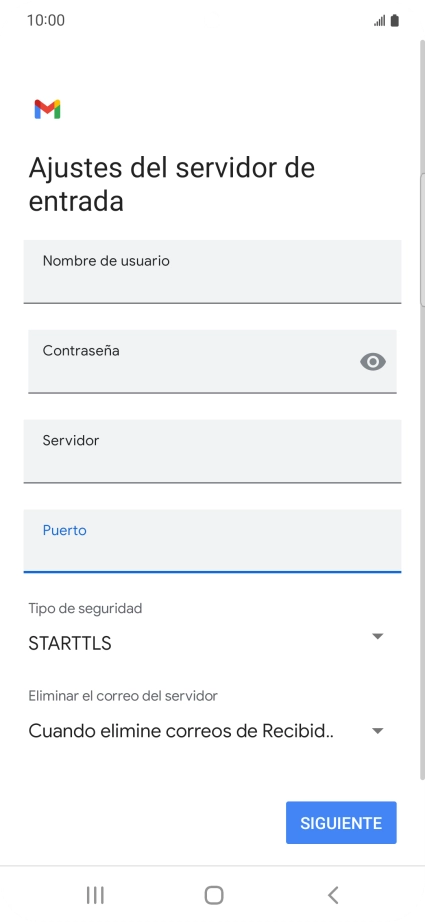 Pulsa la lista desplegable bajo 