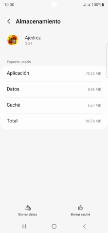 Pulsa la tecla de inicio para terminar y regresar a la pantalla de inicio.