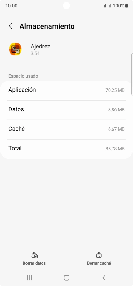 Pulsa la tecla de inicio para terminar y regresar a la pantalla de inicio.