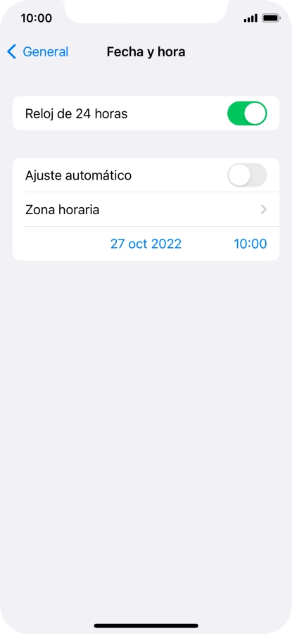 Desliza el dedo hacia arriba desde la parte inferior de la pantalla para terminar y volver a la pantalla de inicio.