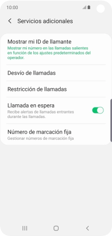 Pulsa Desvío de llamadas.