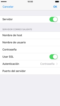 Pulsa el indicador junto a 