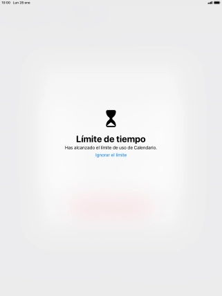 Pulsa Ignorar el límite.