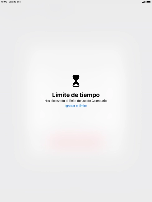 Pulsa Ignorar el límite.