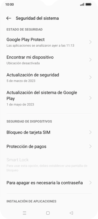 Pulsa Bloqueo de tarjeta SIM.