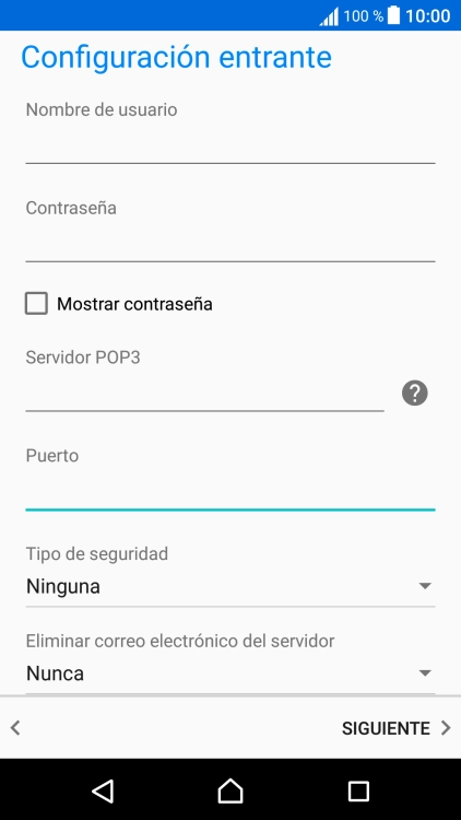 Pulsa la lista desplegable bajo 