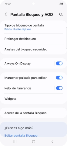 Pulsa Tipo de bloqueo de pantalla e introduce el código de seguridad extra que has creado anteriormente.